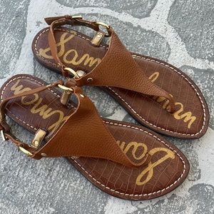 Sam Edelman Leather thong flat